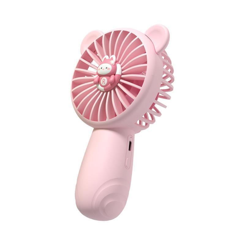Cross-border Hot Selling Simple Lightweight Handheld Fan Charging Long Life Mini Portable Rechargeable Small Fan