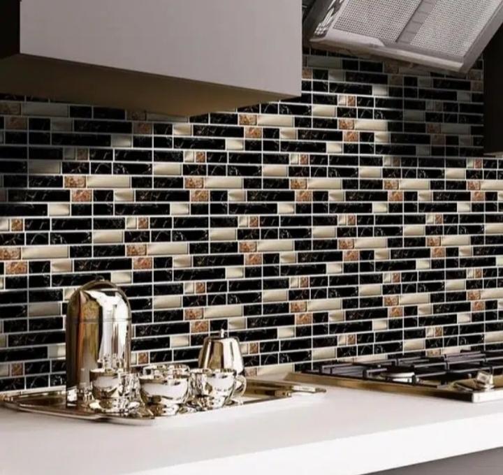 100 Pcs Self Adhesive Wall Tile Sticker