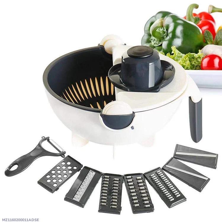 Vegetable Cutter With Drain Basket